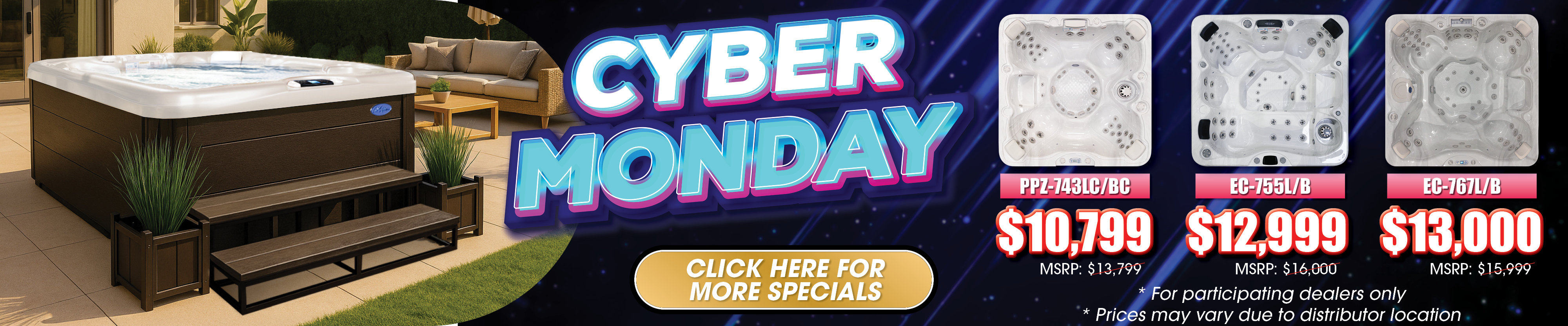 Calspas hot tub being used in a family setting - Nice