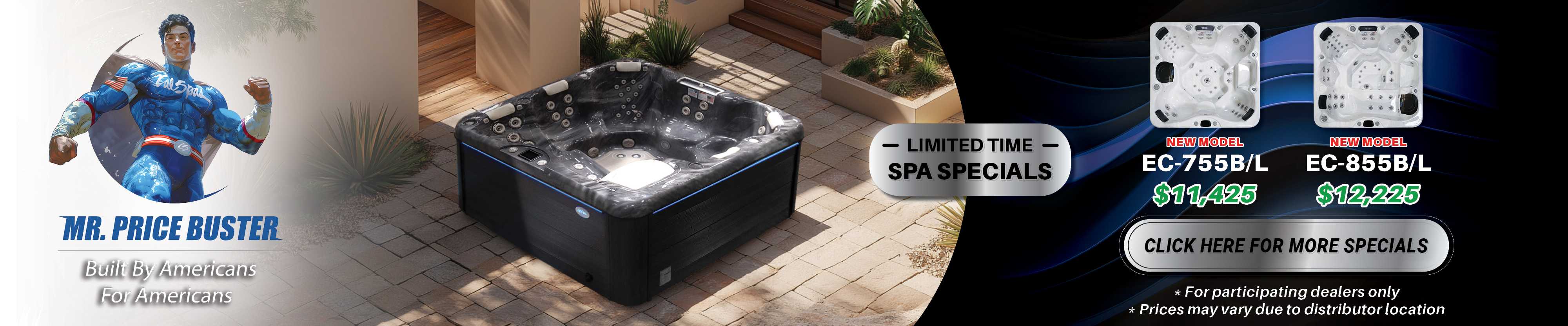 Calspas hot tub being used in a family setting - Nice